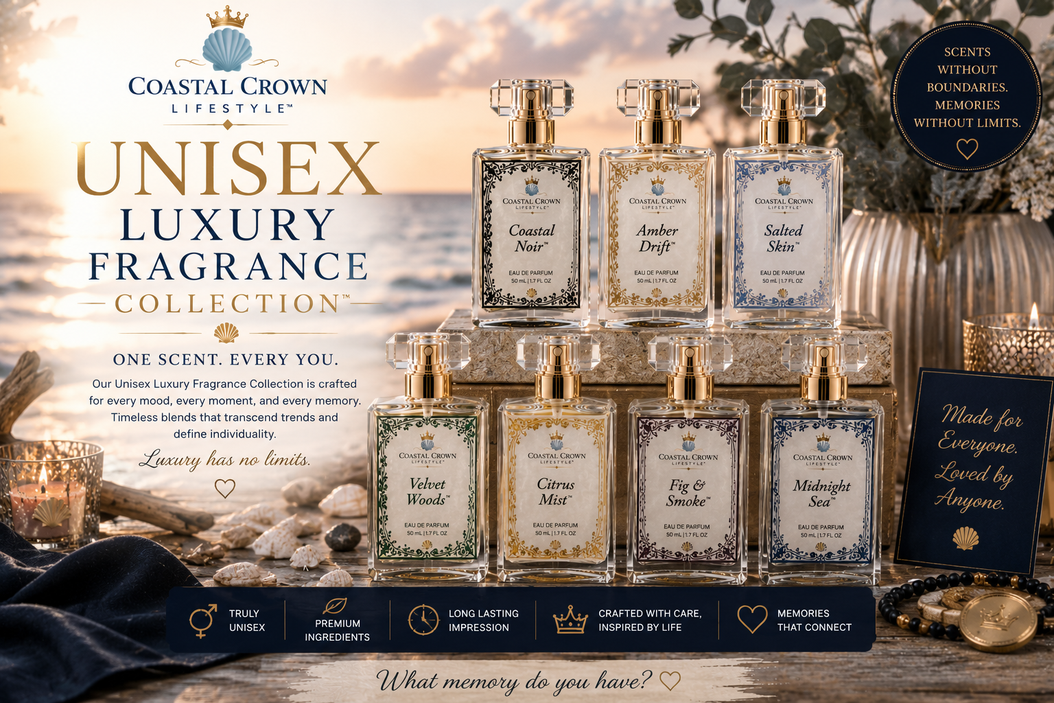 Unisex Luxury Fragrance Collection