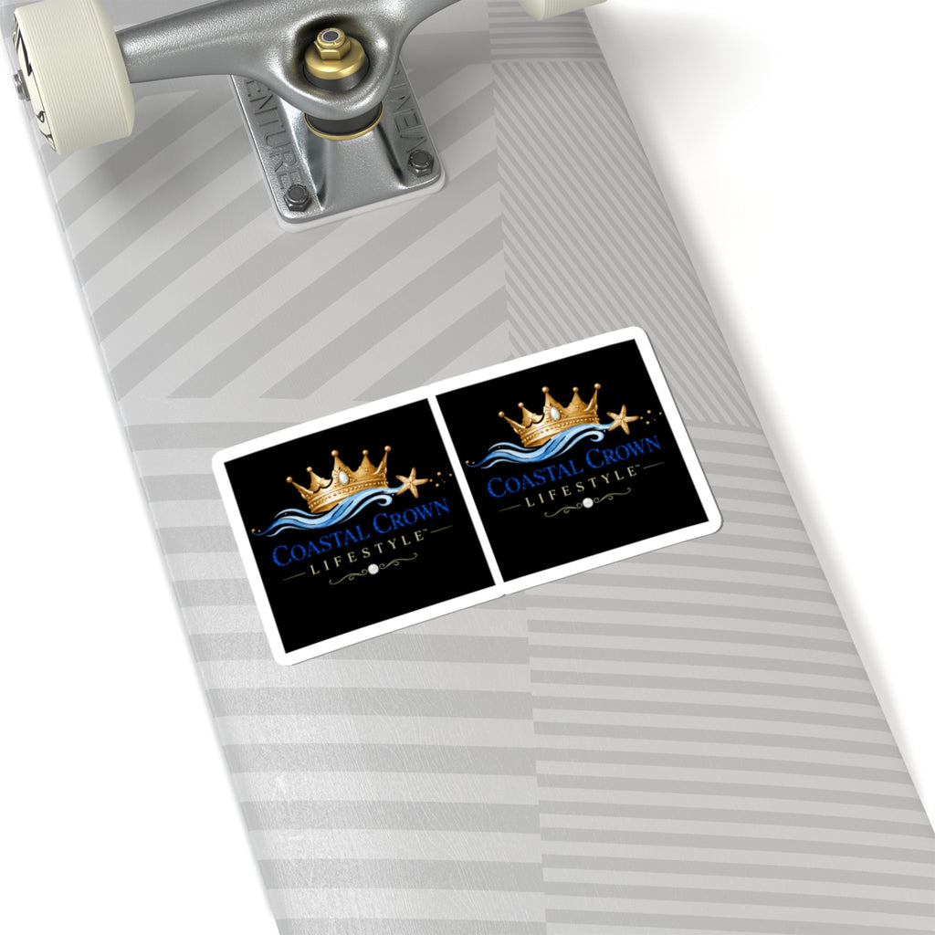 Coastal Crown Lifestyle Kiss-Cut Stickers