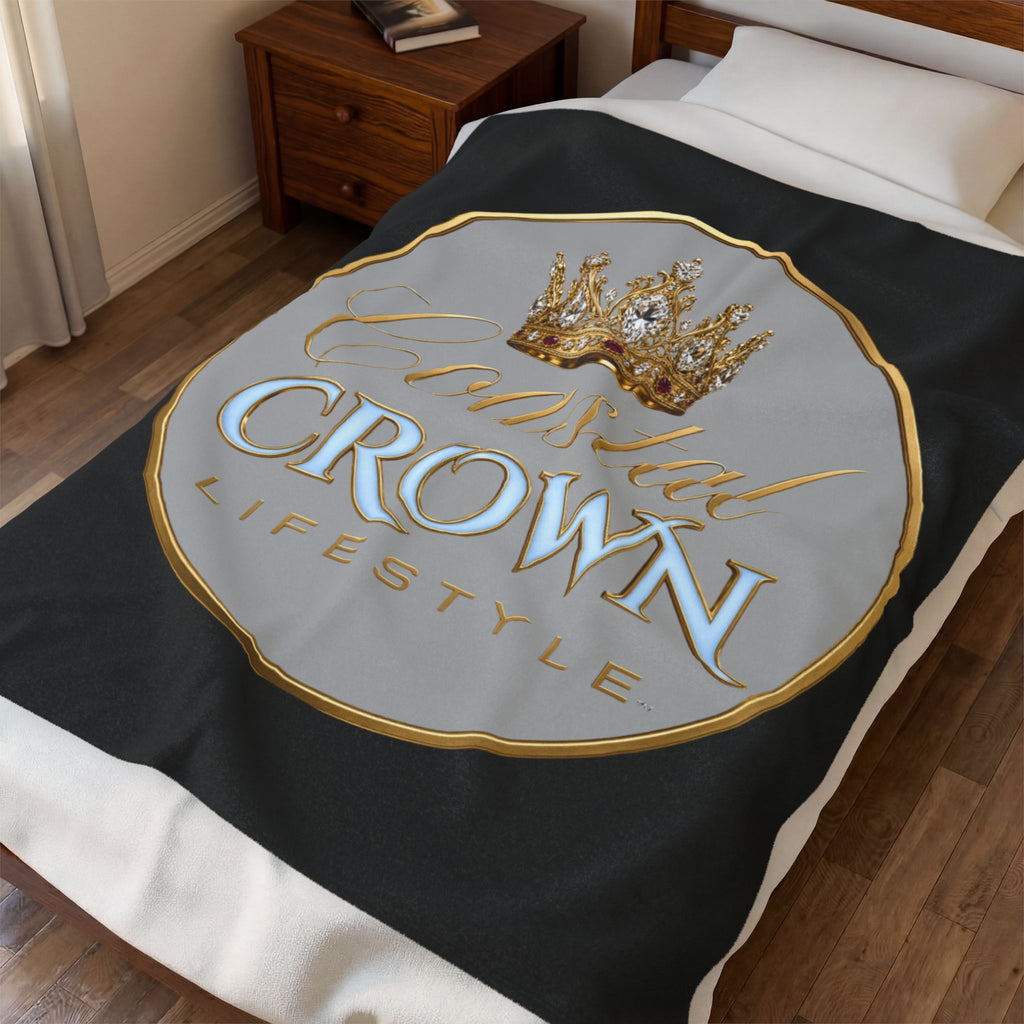 Coastal Crown Lifestyle™ Velveteen Plush Blanket Cozy Gift for Your Wig Sister