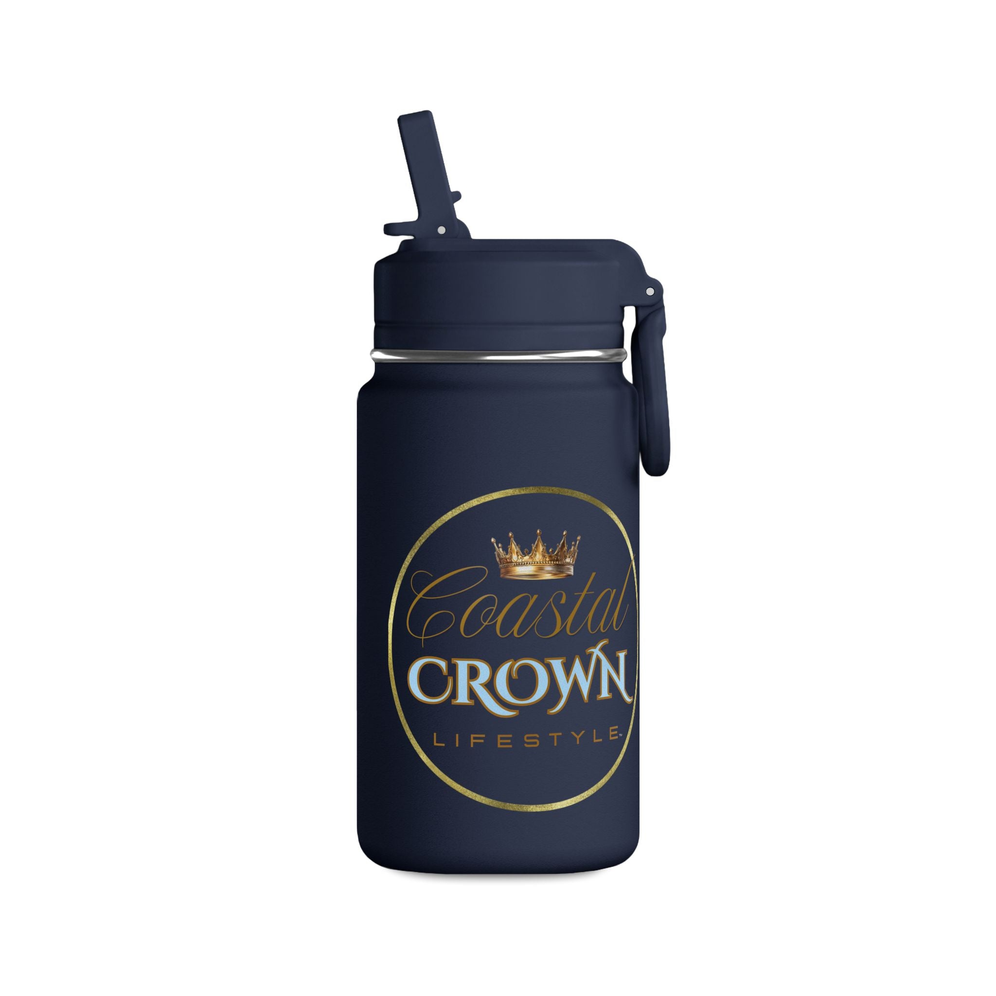 Coastal Crown Lifestyle™ Signature Insulated Water Bottle Mini Water Bottle, 14oz