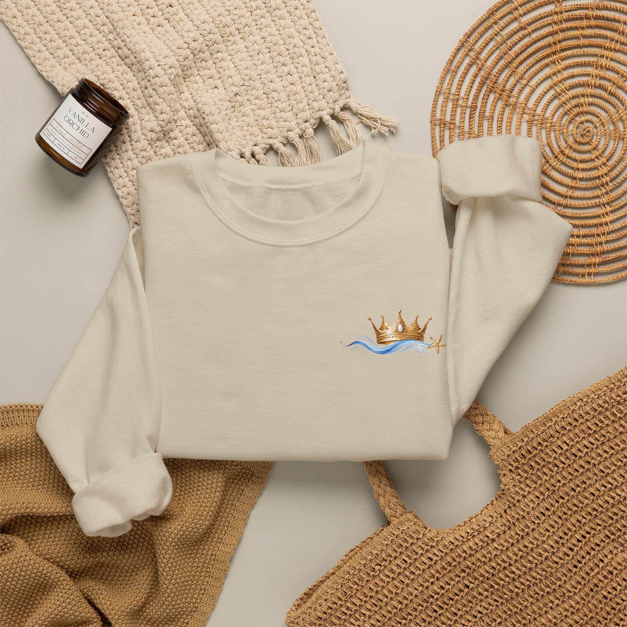 Coastal Crown Lifestyle™ Signature Crewneck Sweatshirt