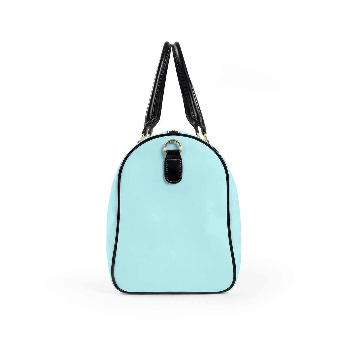 Coastal Crown Faux Leather Travel Bag — Beach Chic Weekend Duffel