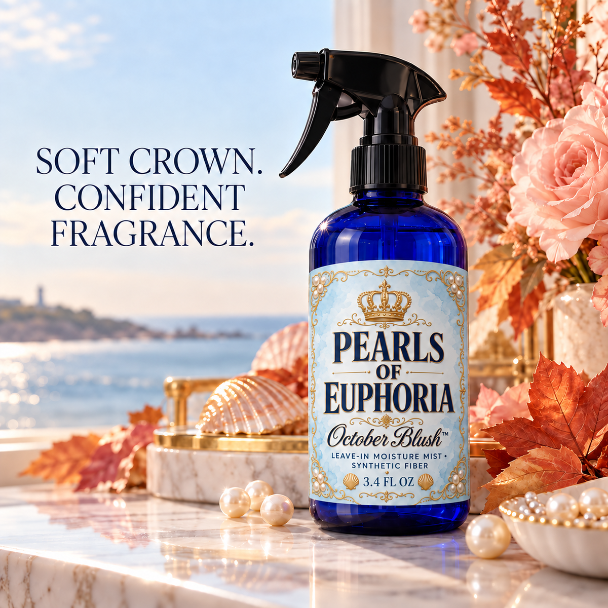 Pearls of Euphoria October Blush conditioning mist, 3.4 fl. oz.