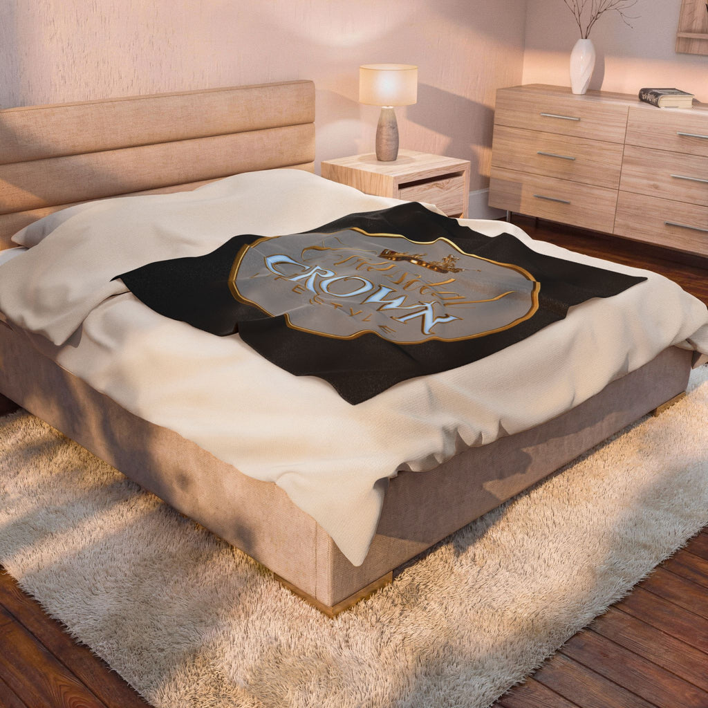 Coastal Crown Lifestyle™ Velveteen Plush Blanket Cozy Gift for Your Wig Sister