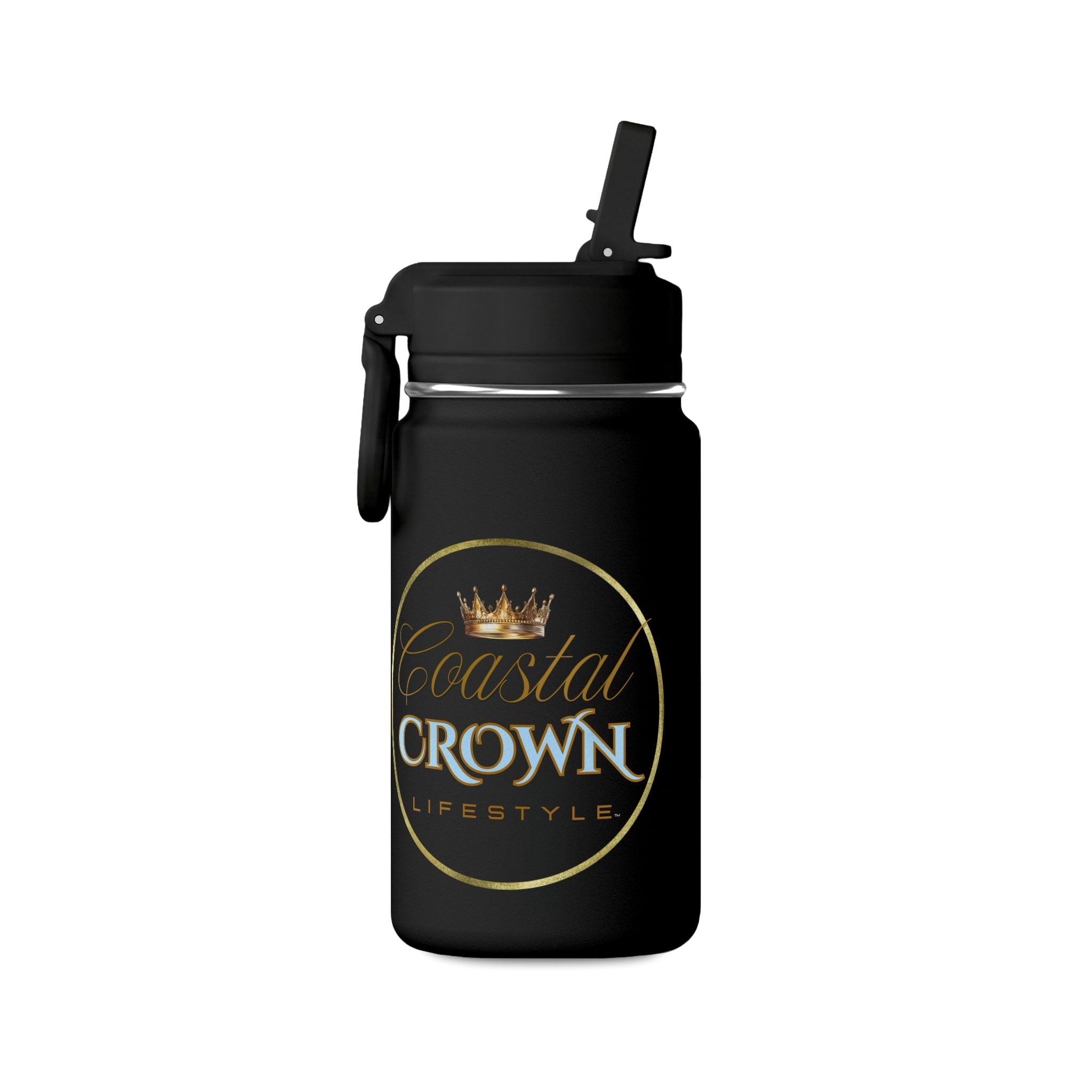 Coastal Crown Lifestyle™ Signature Insulated Water Bottle Mini Water Bottle, 14oz
