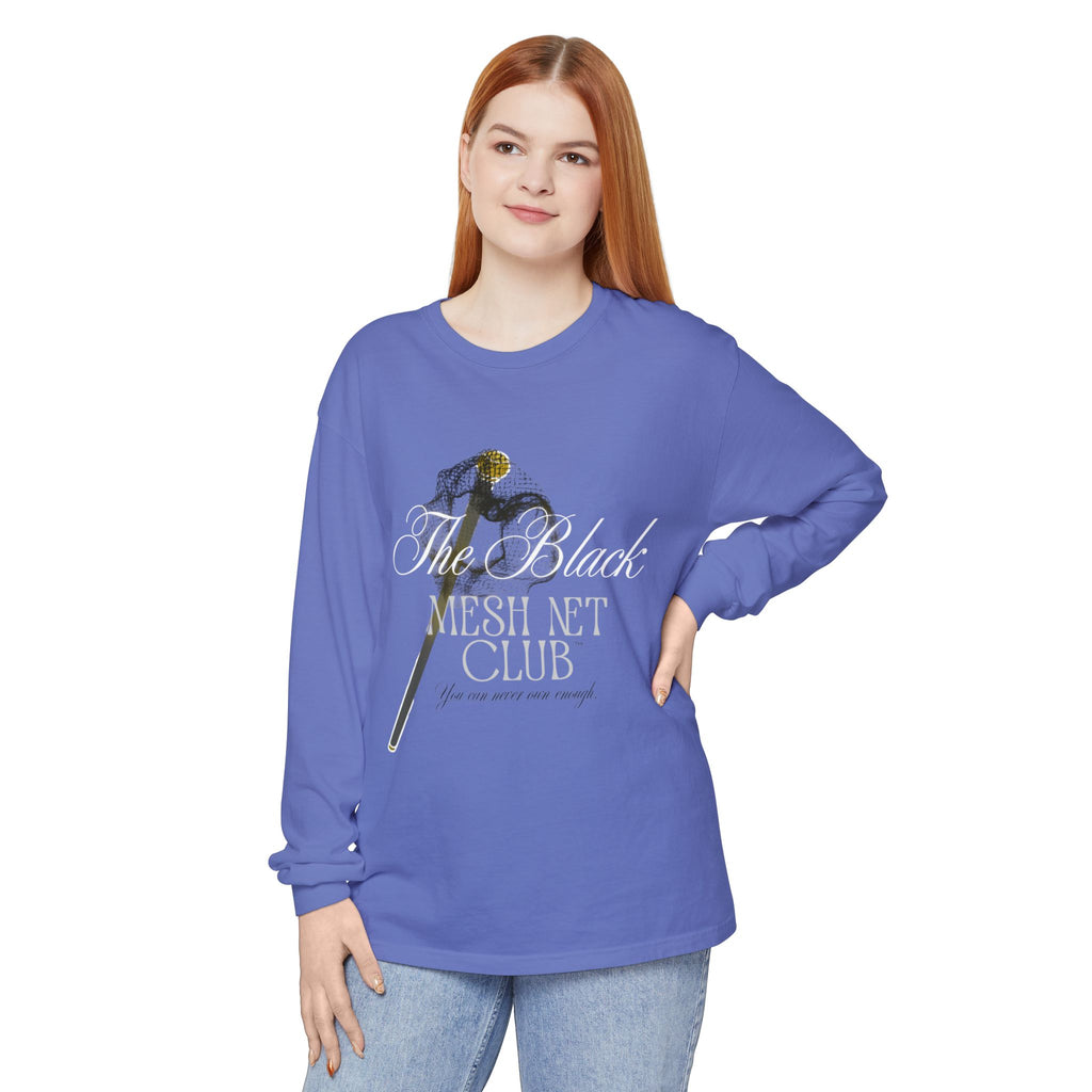 The Black Mesh Net Club™ Long Sleeve Tee