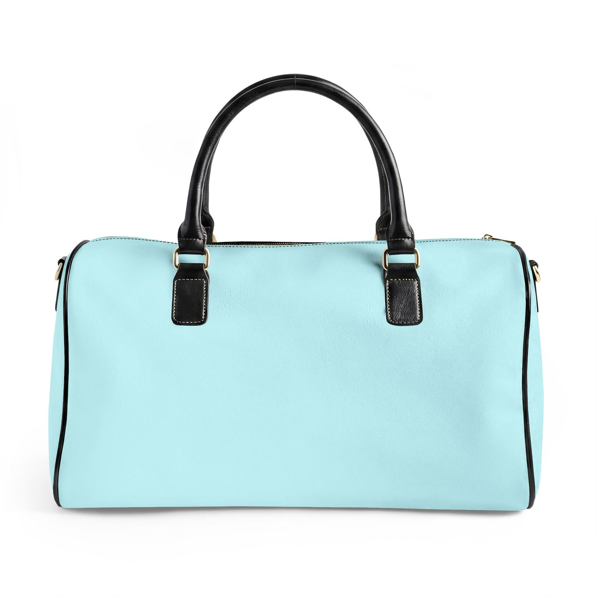 Coastal Crown Faux Leather Travel Bag — Beach Chic Weekend Duffel