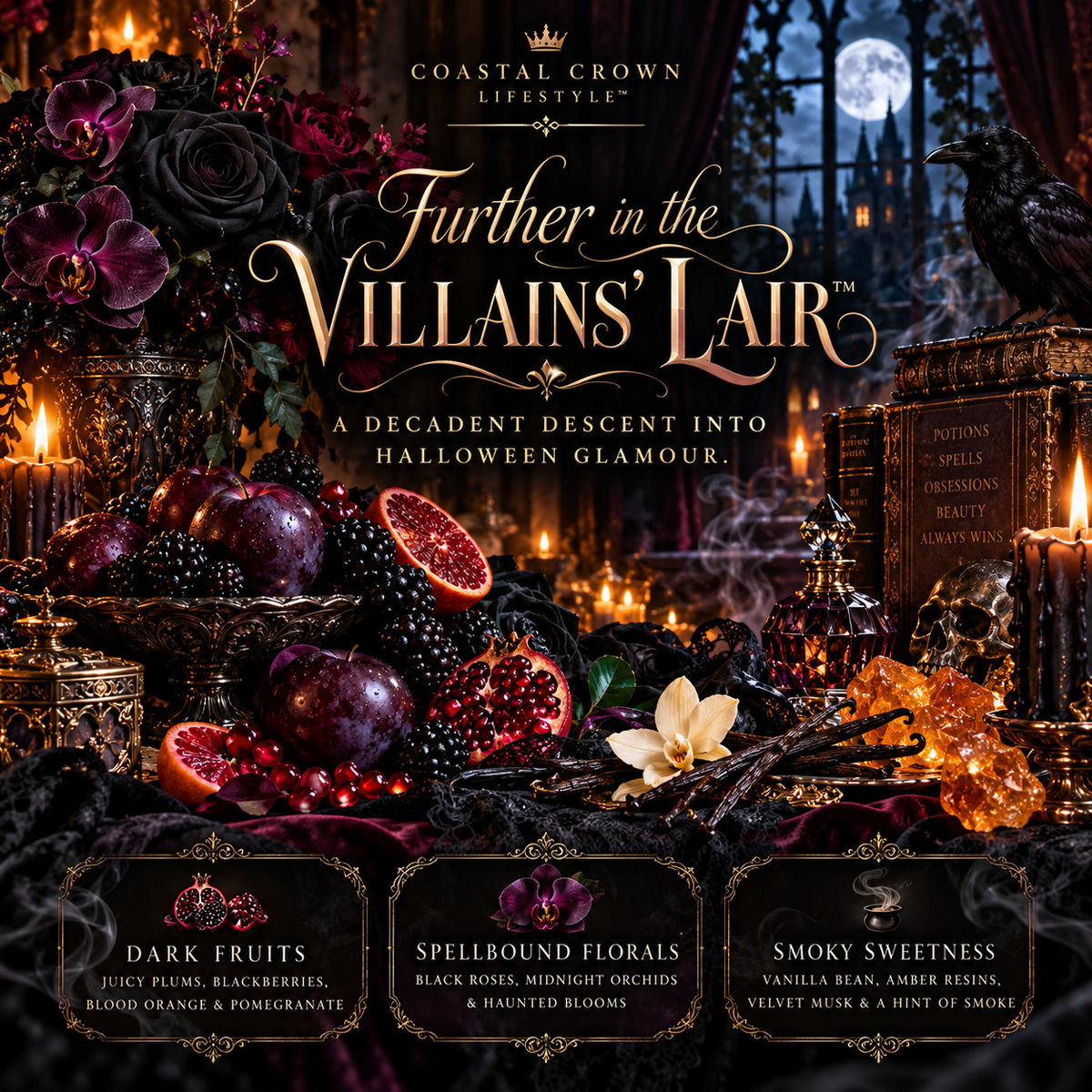 Pearls of Euphoria™ Further in the Villains’ Lair™ Conditioning Mist — product presentation