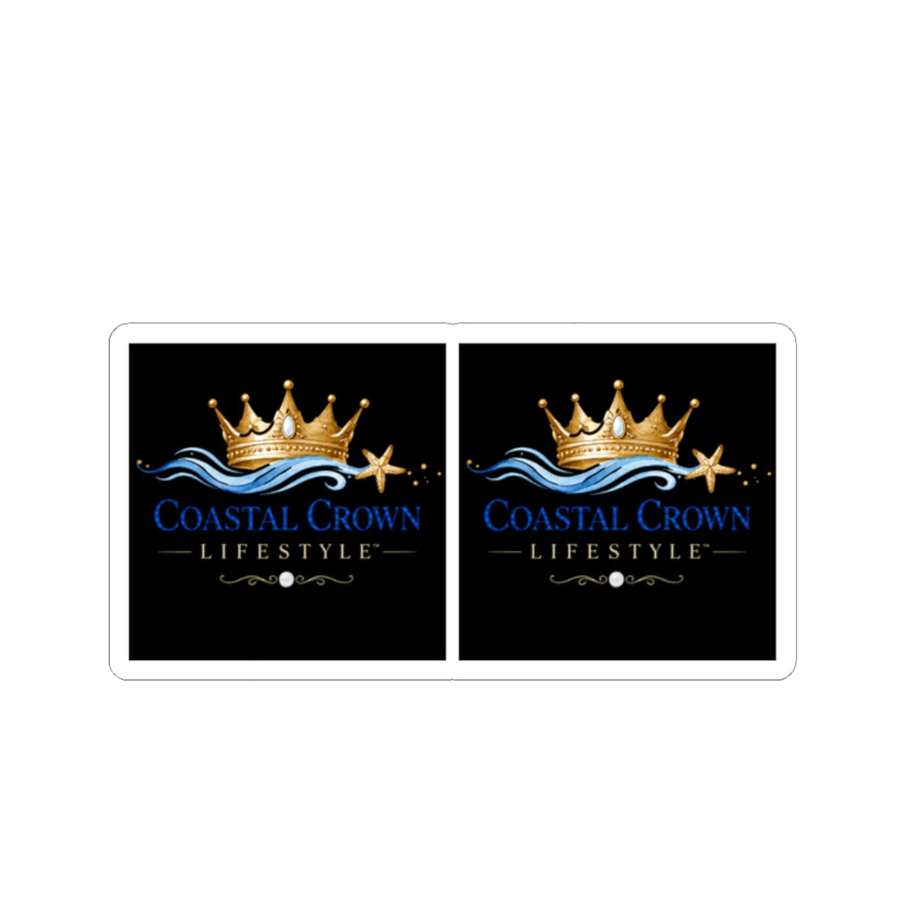 Coastal Crown Lifestyle Kiss-Cut Stickers