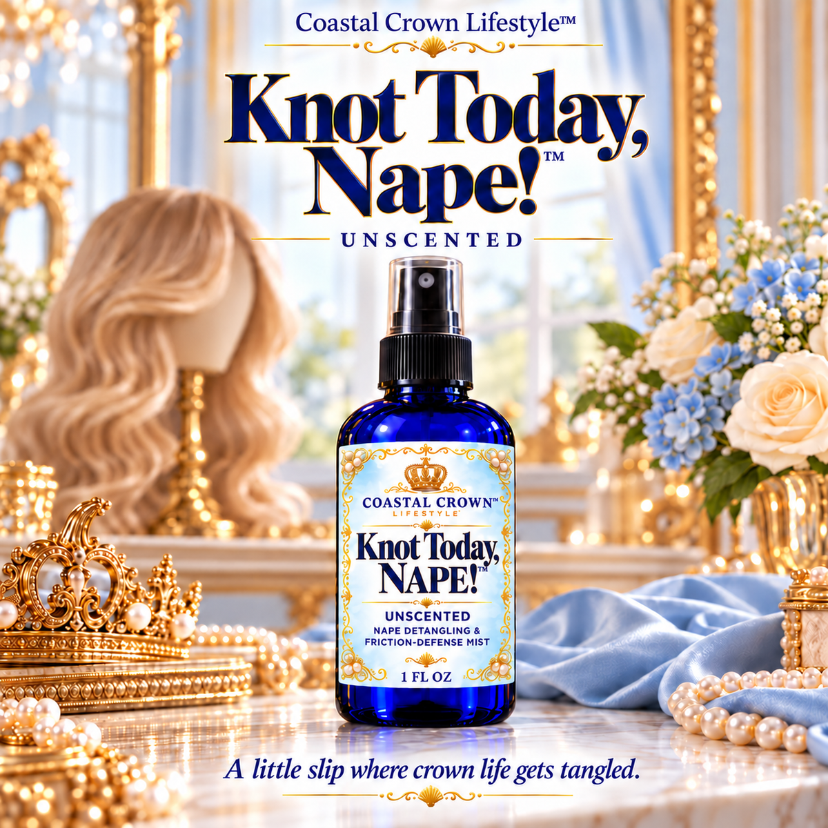 Knot Today, Nape!™ Nape Detangling & Friction Defense