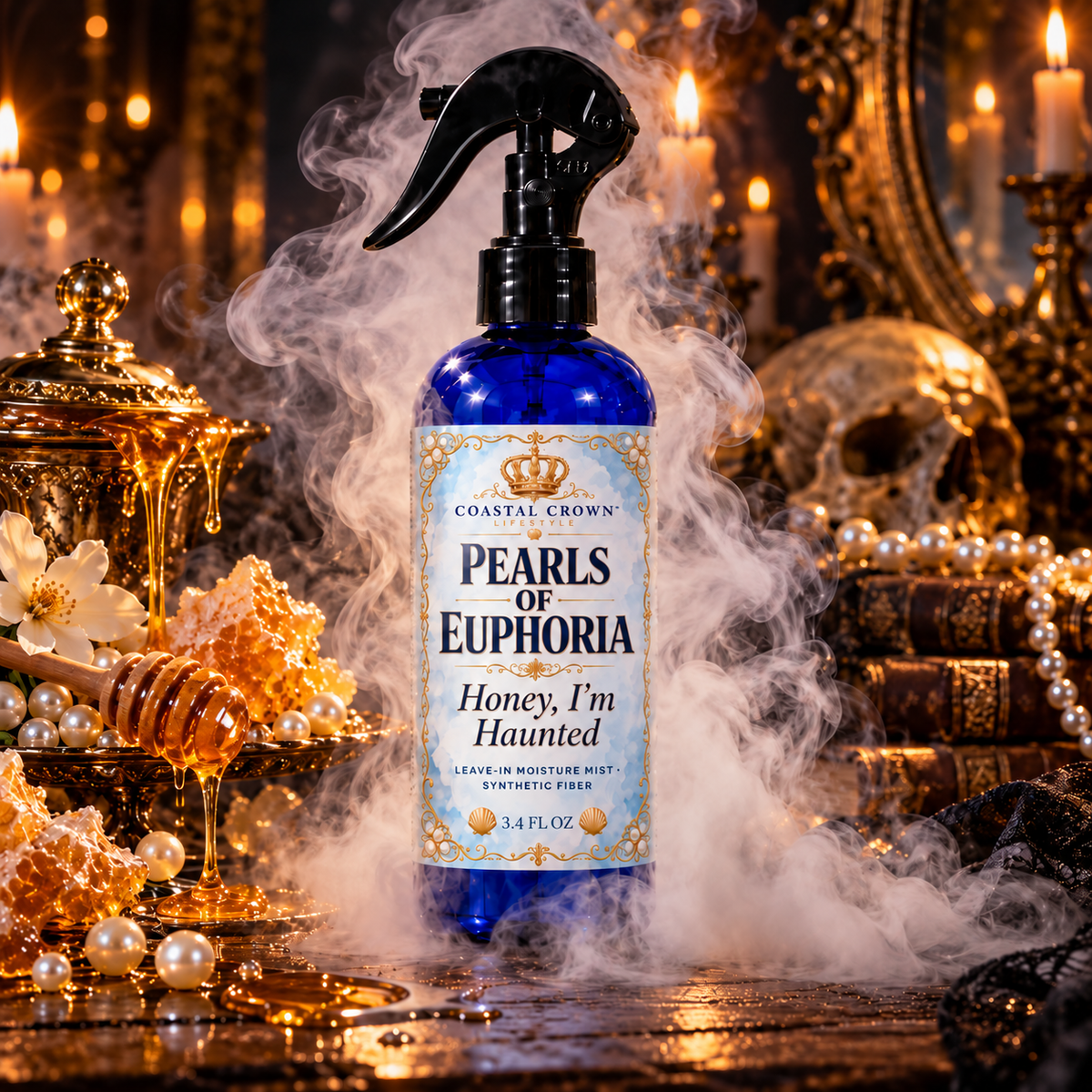 Pearls of Euphoria Honey Im Haunted conditioning mist, 3.4 fl. oz.