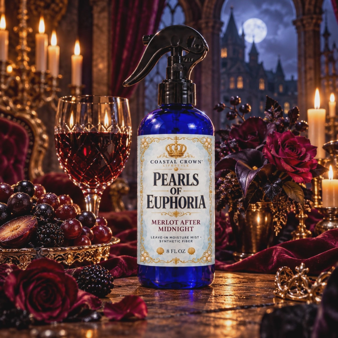 Pearls of Euphoria™ Merlot After Midnight™ Conditioning Mist — product presentation